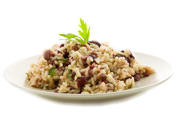 Risotto alle Olive nere - Isolated