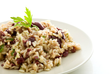 Risotto alle Olive nere - Isolated