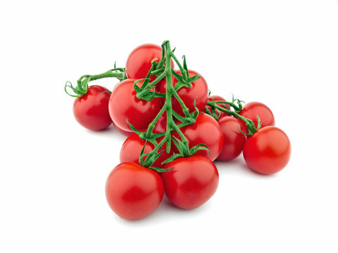 Cherry tomatoes on the vine
