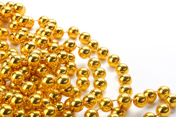 Golden color beads