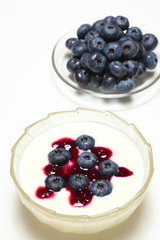 ブルーベリーヨーグルト