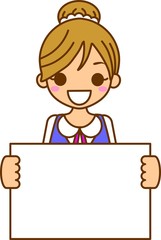 OL　ボード　イラスト