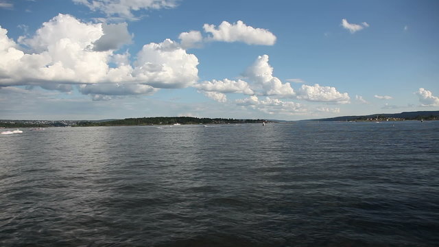 Oslo fjord time lapse Full HD