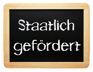 Obraz premium Staatlich gefördert