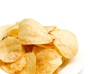 ポテトチップスのアップ