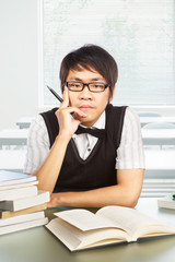Chinese college male student