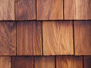 Cedar shingle detail