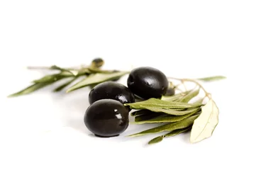 Foto op Plexiglas black olives © kiboka