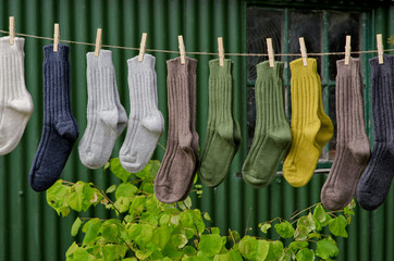 Thick woollen socks