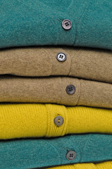 V neck wool cardigans