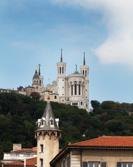 Basilique de Fourviere from Saone, Lyon
