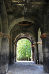 Fototapeta na wymiar arch of armenian church