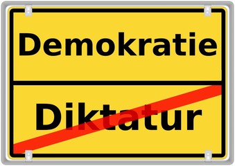 Demokratie vs. Diktatur