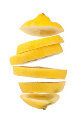 Fototapeta na wymiar Slice of lemon
