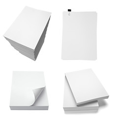 stack of papers with curl documents office business