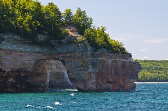 Rock arches and sea caves