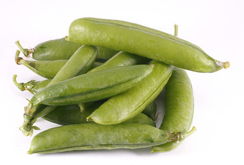 fresh organic peas