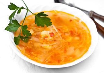 Shchi - russian cabbage soup