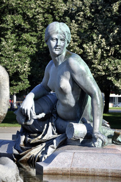 Berlin Neptunbrunnen Detail