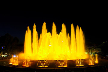 Fountain in Barcelona.Spain.