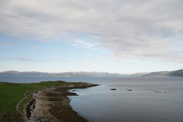 Naklejka premium Region Nordkap