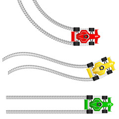 race cars with various tyre treads
