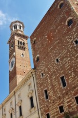 Church Clock tower, Verona Italy