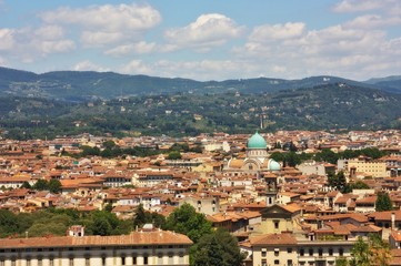 Fototapeta na wymiar Florencia Italy city view