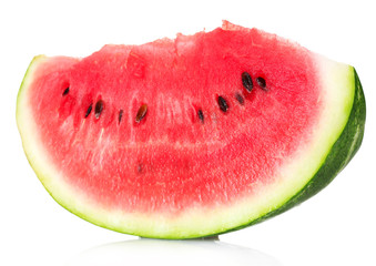 fresh watermelon isolated on white