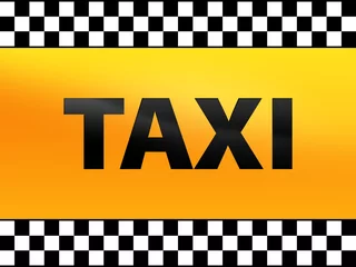 Cercles muraux Doodle Taxi