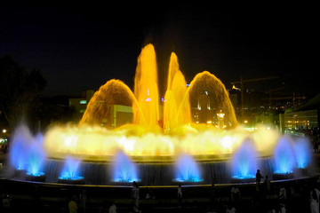 Fototapeta premium Fountain in Barcelona.Spain.