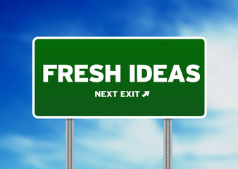Fresh Ideas Road Sign