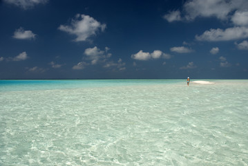 Fototapeta na wymiar Relax at Maldives