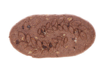 Cookie with nuts and chocolate