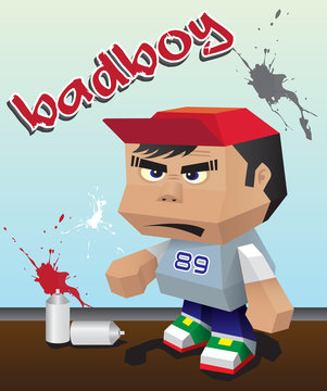 Badboy Papertoy