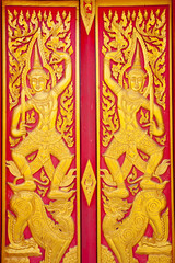 Door of Thai style
