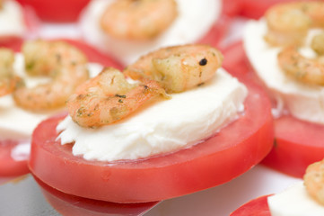 mozzarella, tomato