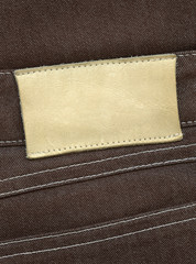 Leather label