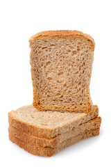 Fried toast, isolated