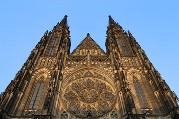 St Vitus Gothic Cathedral in Prague