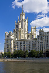 Fototapeta na wymiar Moscow, high-rise buildign