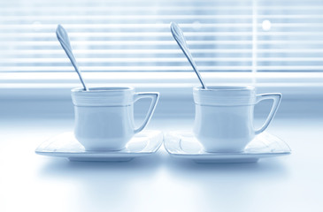 Two cups of coffee