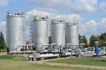 Fototapeta premium storage tanks for petroleum