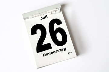 26. Juli 2012