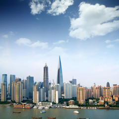 Fototapeta na wymiar scene of shanghai
