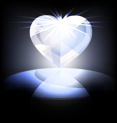 ice heart-crystal