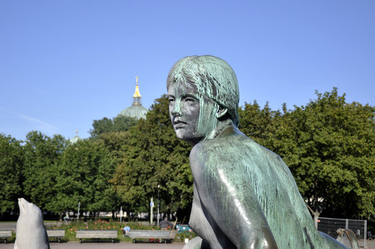 Berlin Neptunbrunnen Detail