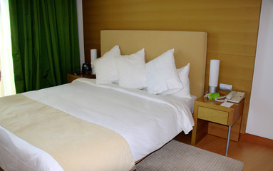 Fototapeta na wymiar Typical hotel room - deluxe