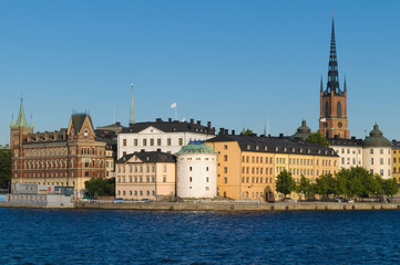 Vue sur Gamla stan à Stockholm