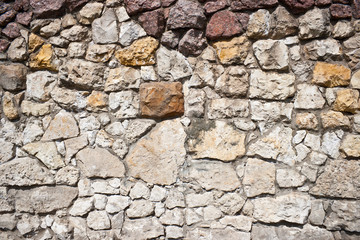 Rough stone wall